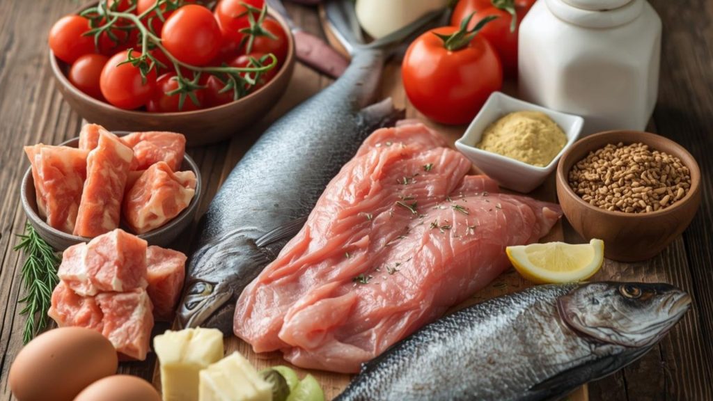 タンパク質を含む食材